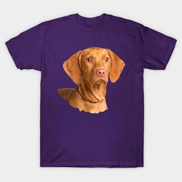 Vizsla  - Hungarian pointer puppy T-Shirt by Nartissima